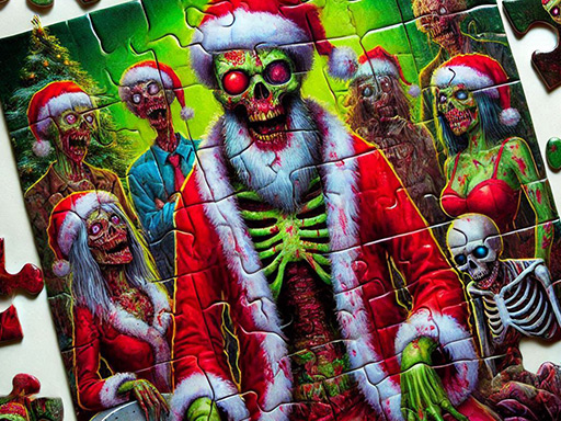 You are currently viewing Zombie Christmas Jigsaw: Holiday Fun 4 Horror Fans